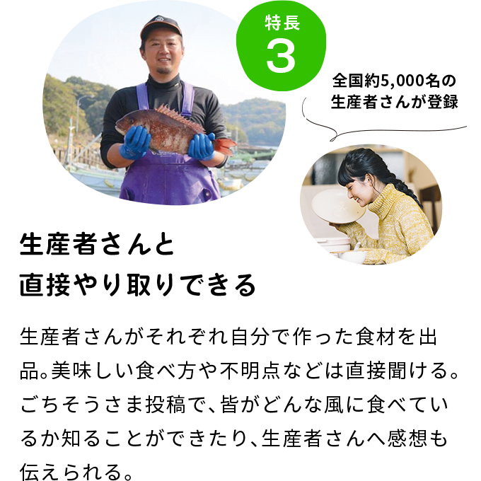 【 ポケットマルシェ日本最大級の産直サイト】旬の果物・野菜・魚介・お肉など、 畑や海から穫れたての新鮮な食材をお家にお届け 